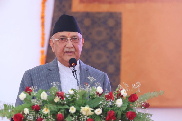 संयम हुन आग्रह गर्दै शान्तिको कामना गरेपछि भारत र पाकिस्तानबीचको लडाईं रोकियो : प्रधानमन्त्री ओली