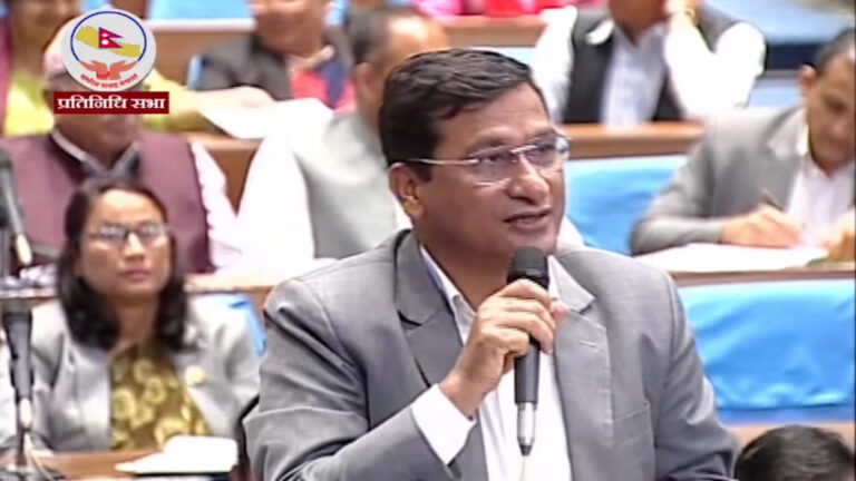 भूकम्प प्रभावित क्षेत्रको पुनःनिर्मामा देखिएको ढिलासुस्ति अन्त्य गरियोस्ः सांसद बस्नेत