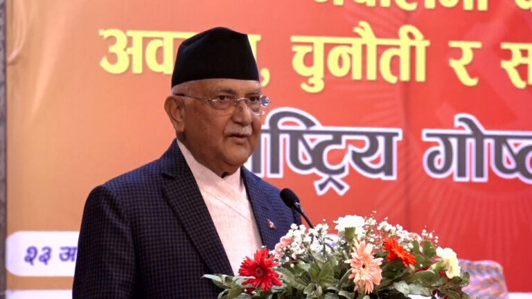 राम नेपालमै जन्मिएका हुन्, प्रचार गर्न किन डराउनेः प्रधानमन्त्री ओली