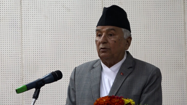 लोकतान्त्रिक शासन पद्धतिलाई जीवनपद्धतिका रुपमा अवलम्वन गरौँः राष्ट्रपति पौडेल